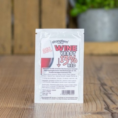 Drożdże do wina STRONGFERM WINE YEAST RED (wina czerwone)